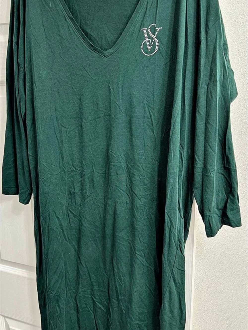 Victoria's Secret Green V-Neck Maxi Dress Size XL